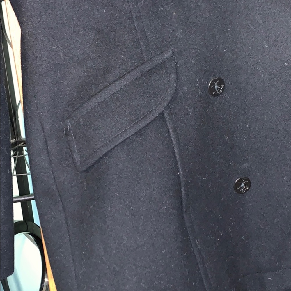 Black Pea Coat - Picture 6 of 6
